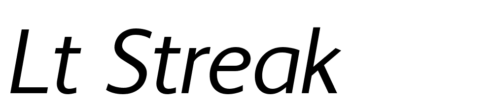 lt-streak font family download free