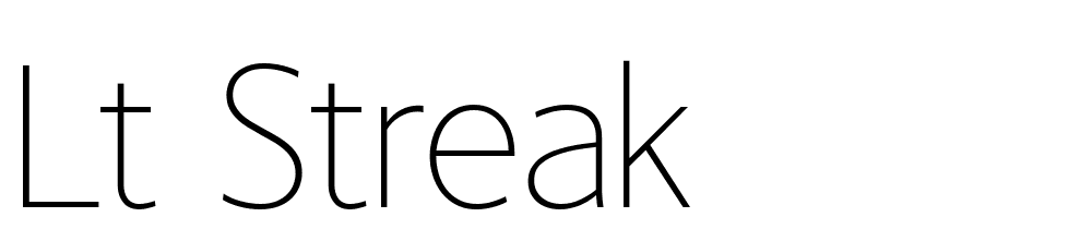 lt_streak font family download free