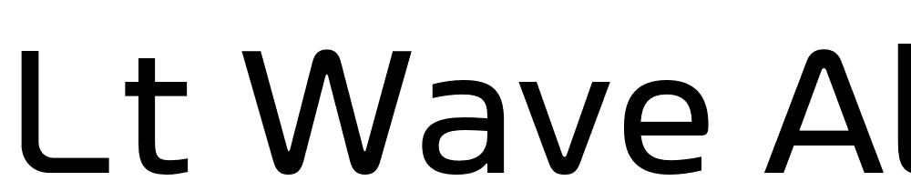 LT-Wave-Alt-Regular font family download free