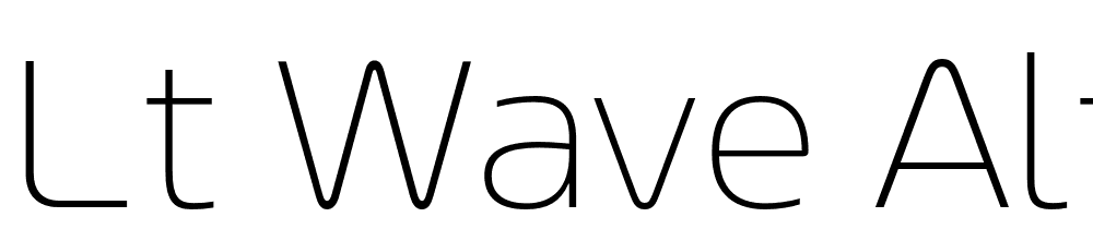 LT-Wave-Alt-Thin font family download free