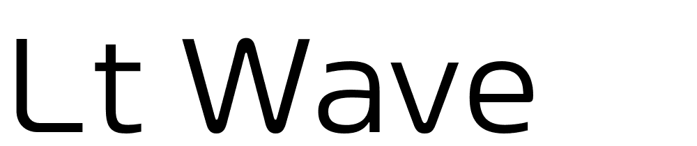 lt_wave font family download free