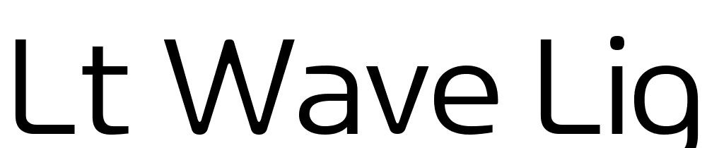 LT-Wave-Light font family download free