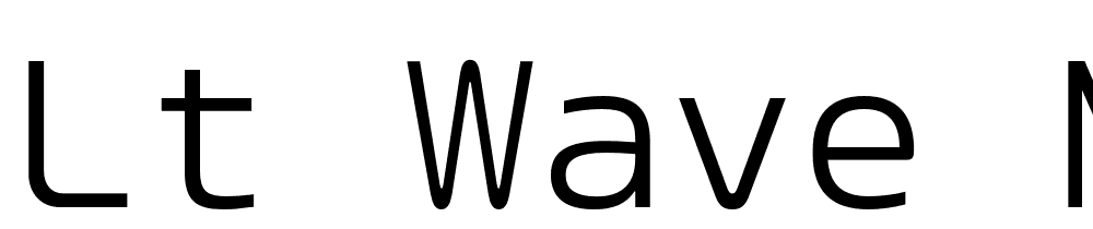 LT-Wave-Mono-Light font family download free