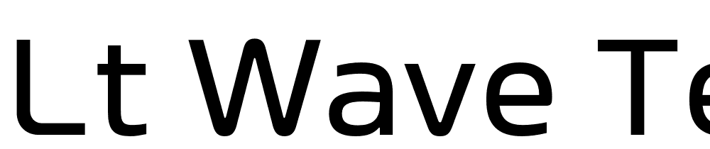 LT-Wave-Text-Regular font family download free