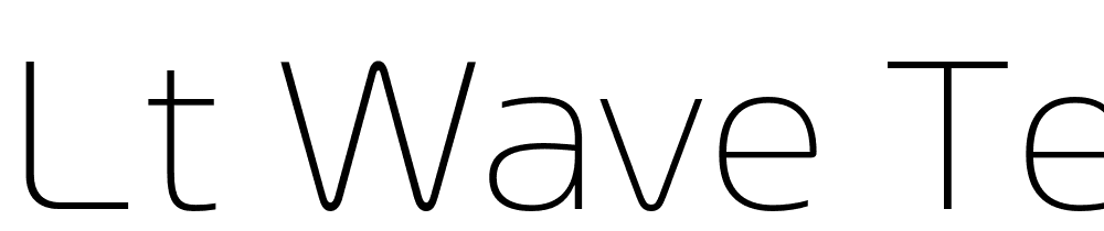 LT-Wave-Text-Thin font family download free