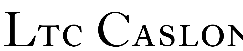 Ltc Caslon font family download free