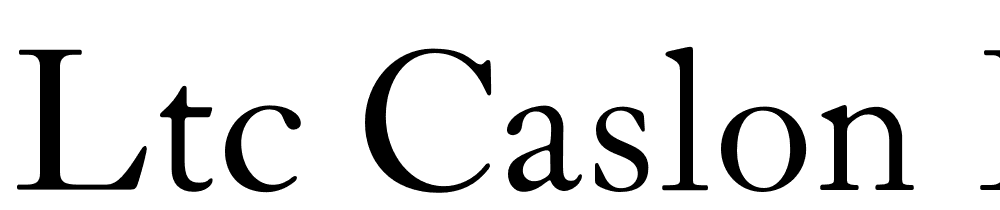 LTC-Caslon-Pro-Regular font family download free