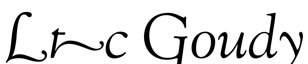 Ltc Goudy Oldstyle font family download free