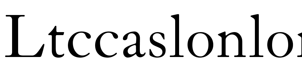 LTCCaslonLong font family download free