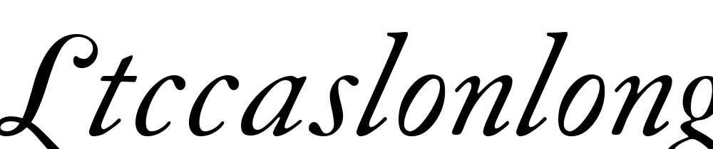 LTCCaslonLongSwash font family download free