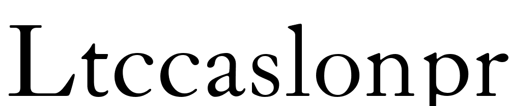 LTCCaslonPro font family download free