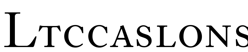 LTCCaslonSmallCaps font family download free