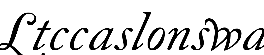 LTCCaslonSwash font family download free