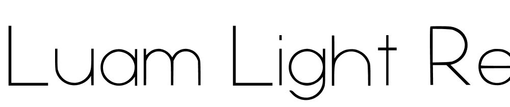 Luam_light-Regular font family download free