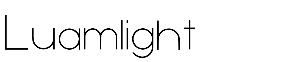 Luamlight font family download free