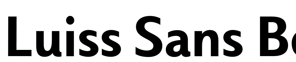 Luiss-Sans-Bold font family download free