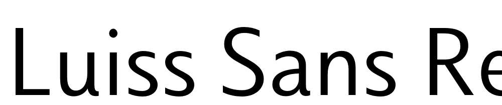 Luiss-Sans-Regular font family download free