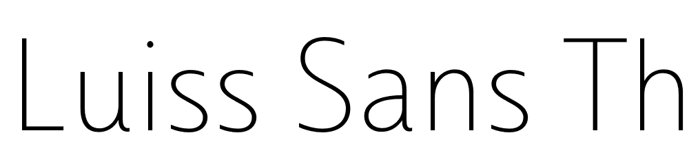 Luiss-Sans-Thin-Sans font family download free