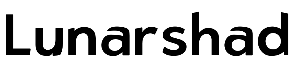 Lunarshade font family download free