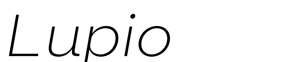 Lupio font family download free