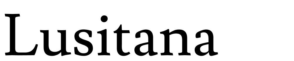 Lusitana font family download free