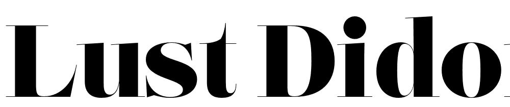 Lust-Didone-Display font family download free