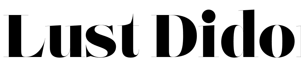 Lust-Didone-Fine font family download free