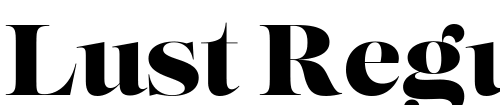 Lust-Regular font family download free