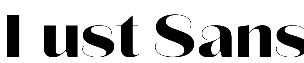 Lust-Sans-Black font family download free