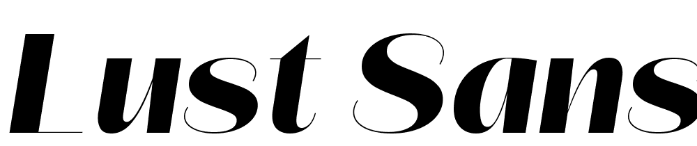 Lust-Sans-Black-Italic font family download free