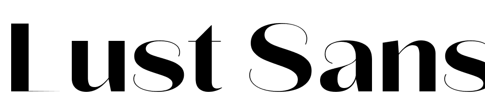 Lust-Sans-Bold font family download free