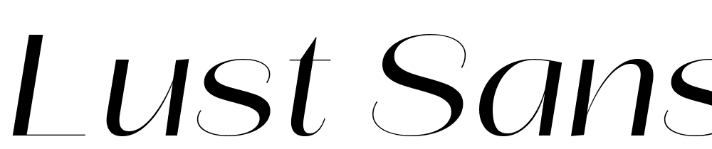 Lust-Sans-Italic font family download free