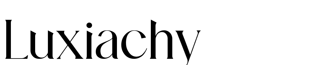 Luxiachy font family download free