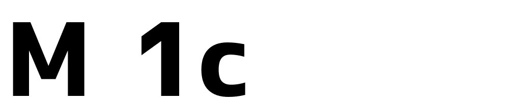 m-1c font family download free