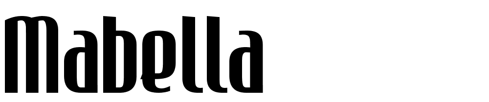 mabella font family download free