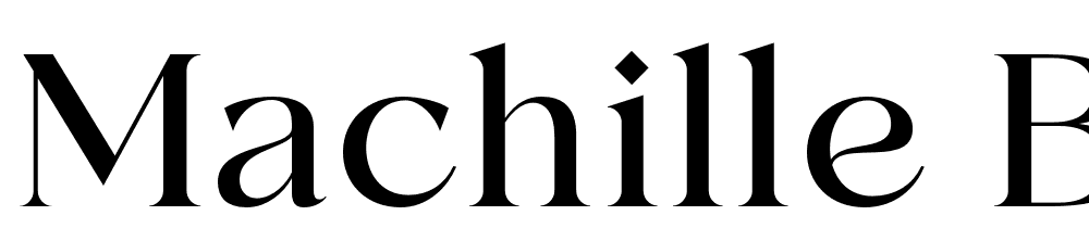 Machille-Bold font family download free