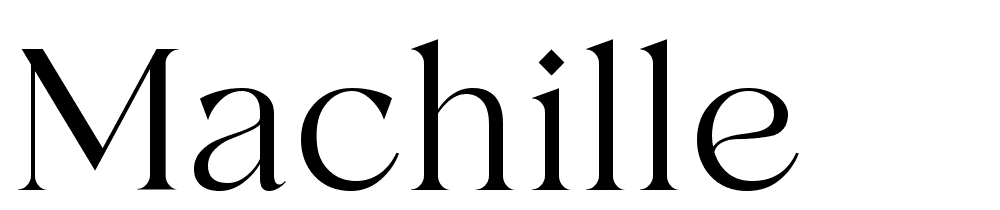 Machille font family download free