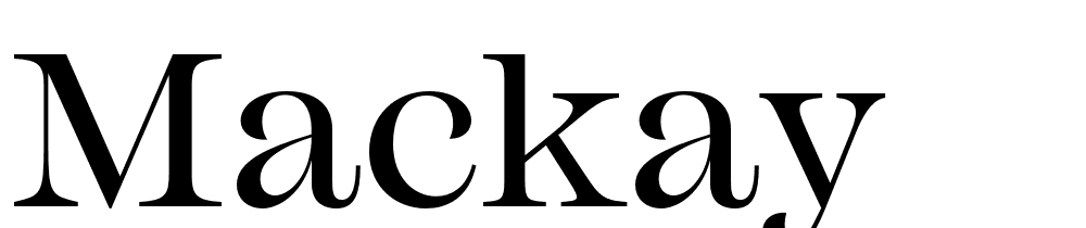 Mackay font family download free