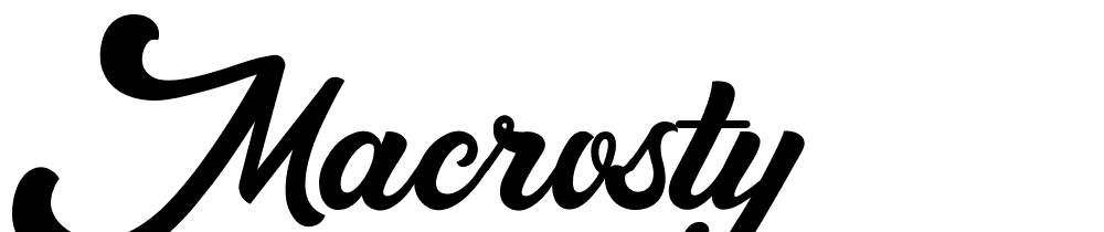 macrosty font family download free