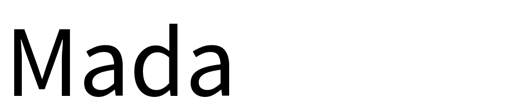 mada font family download free