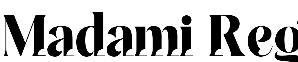 Madami-Regular font family download free