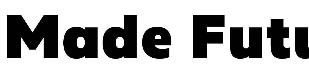 MADE-Future-X-Black font family download free