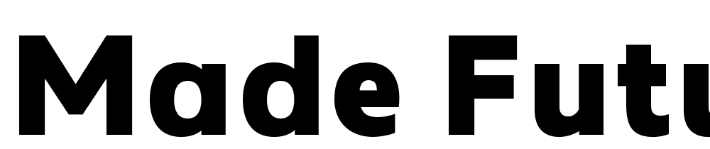 MADE-Future-X-Bold font family download free