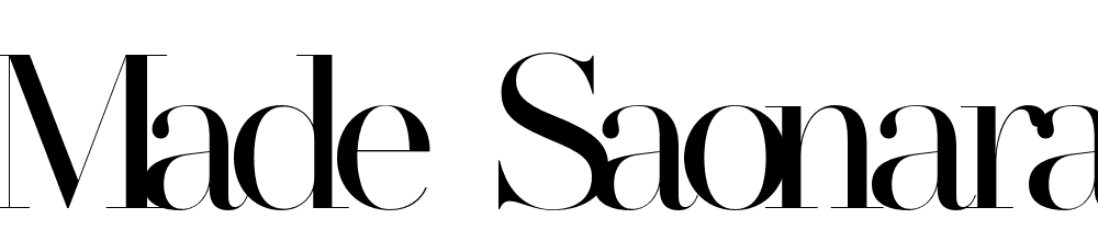 MADE-SAONARA-2 font family download free