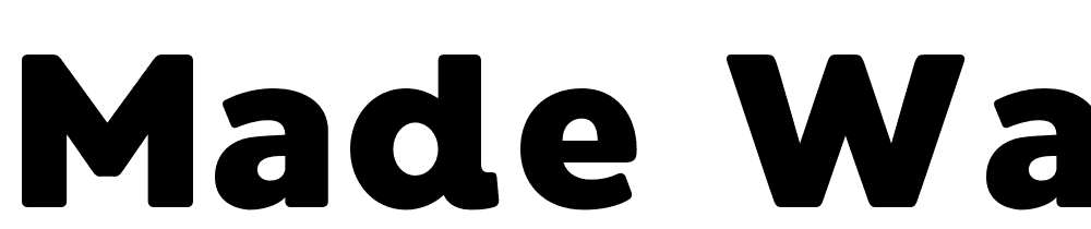 Made Waffle font family download free