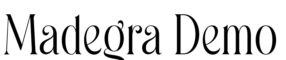 Madegra-DEMO font family download free