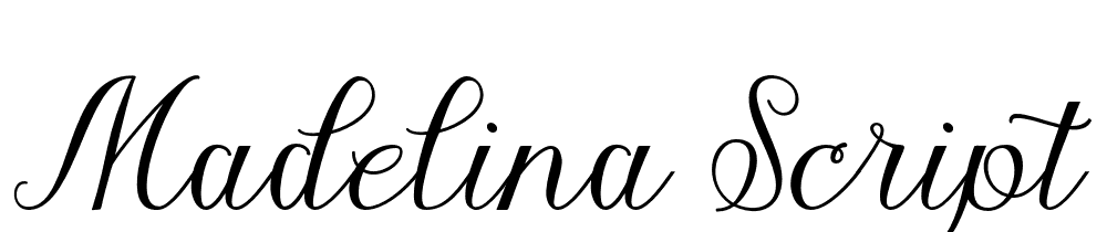 Madelina-Script font family download free