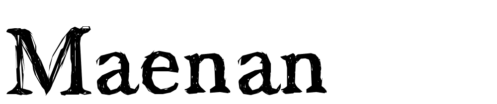 maenan font family download free