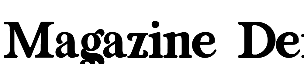 magazine-demo font family download free