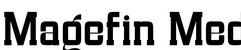 Magefin-Medium font family download free